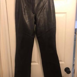 Black leather pants 4